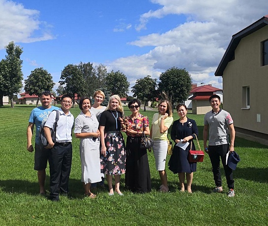 The ceremony of donation of a boiler to Children's Village WARM HOUSE FOR CHILDREN